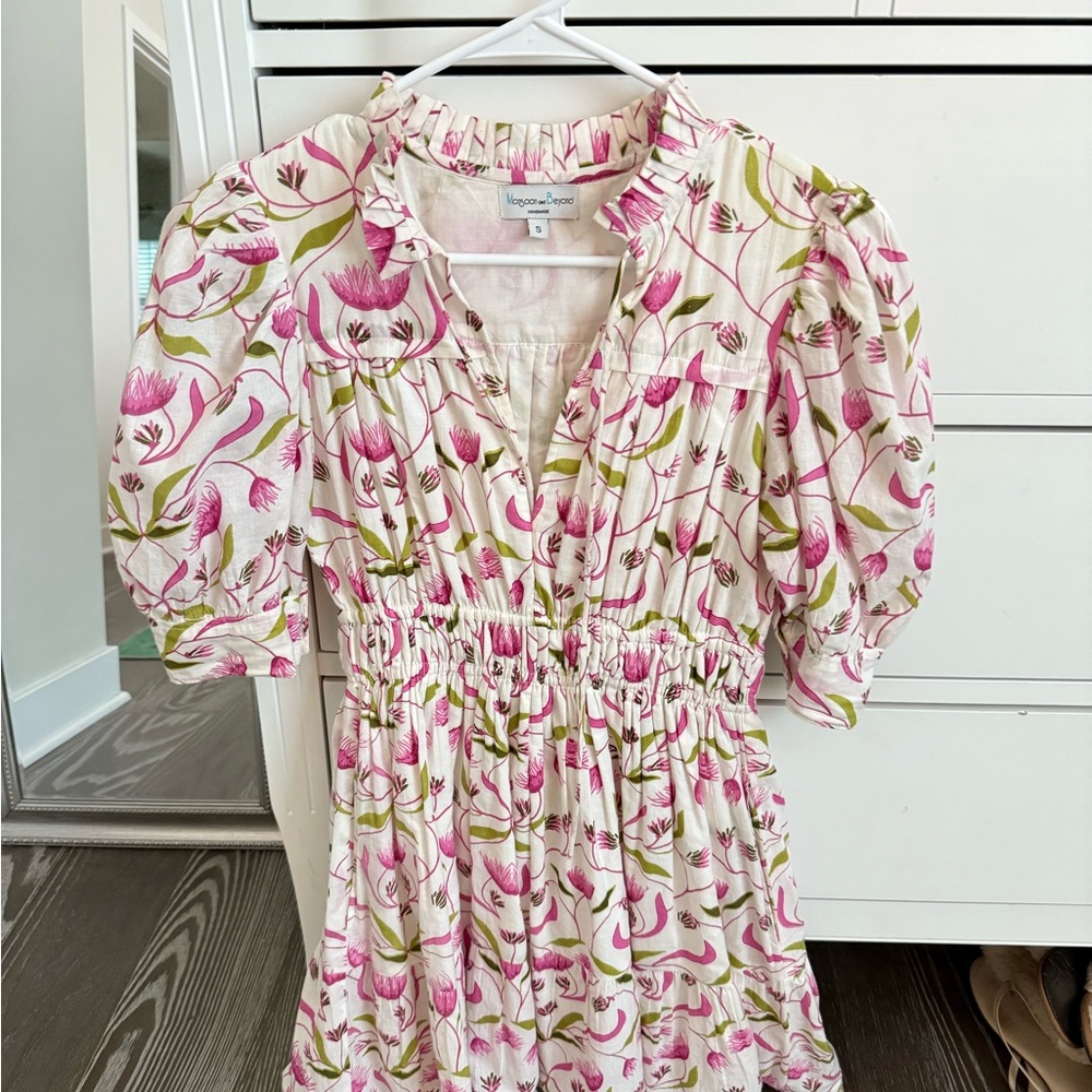 Monsoon and Beyond Pink Floral Dress